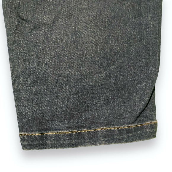 Lane Bryant Denim Medium Wash Stretch Cropped with Whiskering High Waist Size 16 - Picture 11 of 12